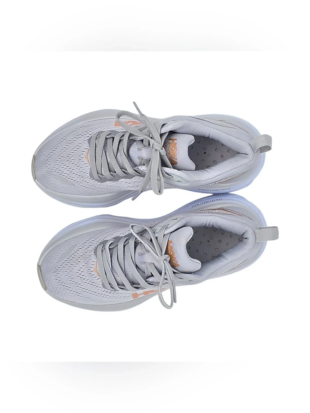 HOKA Women's Bondi 8 Running Shoes Harbor Mist Lunar Rock 6.5